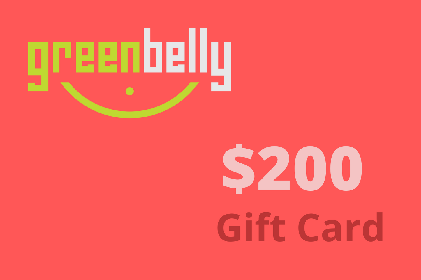 Greenbelly Meals Gift Card